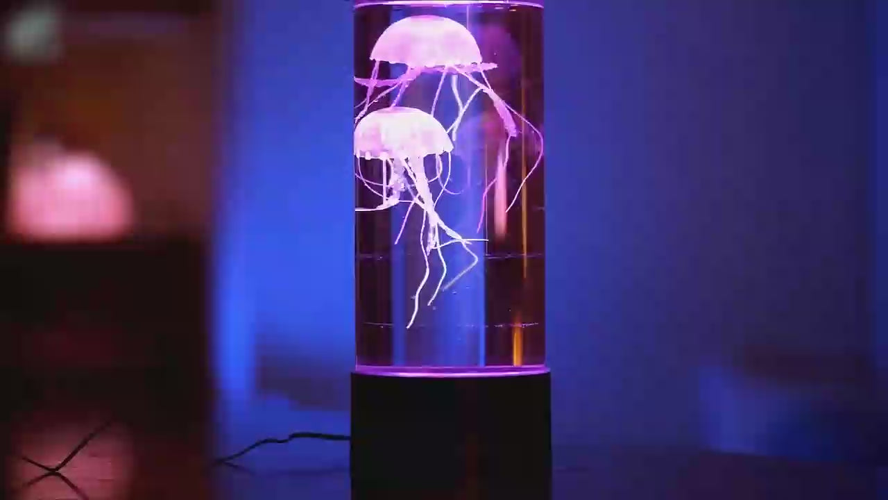 Zerivo - Magische Quallen-Lampe LED Nachtlicht mit Farbwechsel