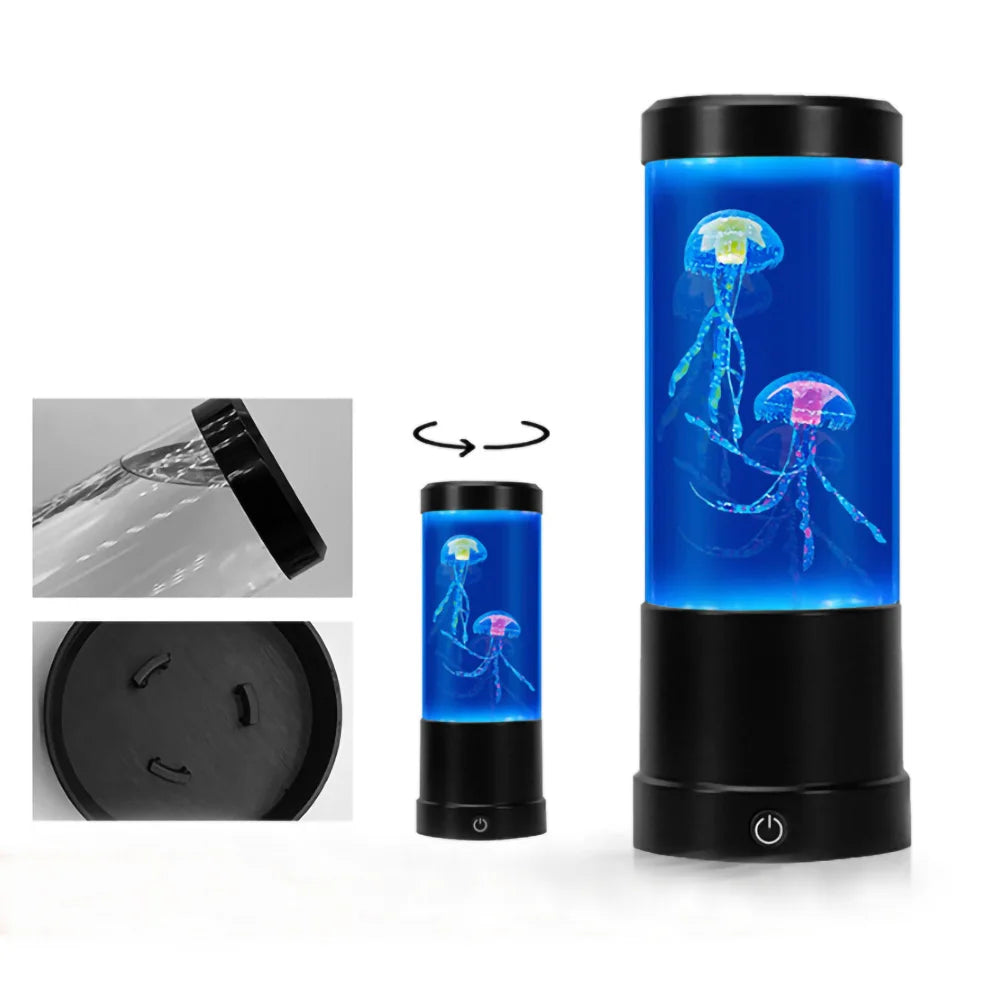 Zerivo - Magische Quallen-Lampe LED Nachtlicht mit Farbwechsel