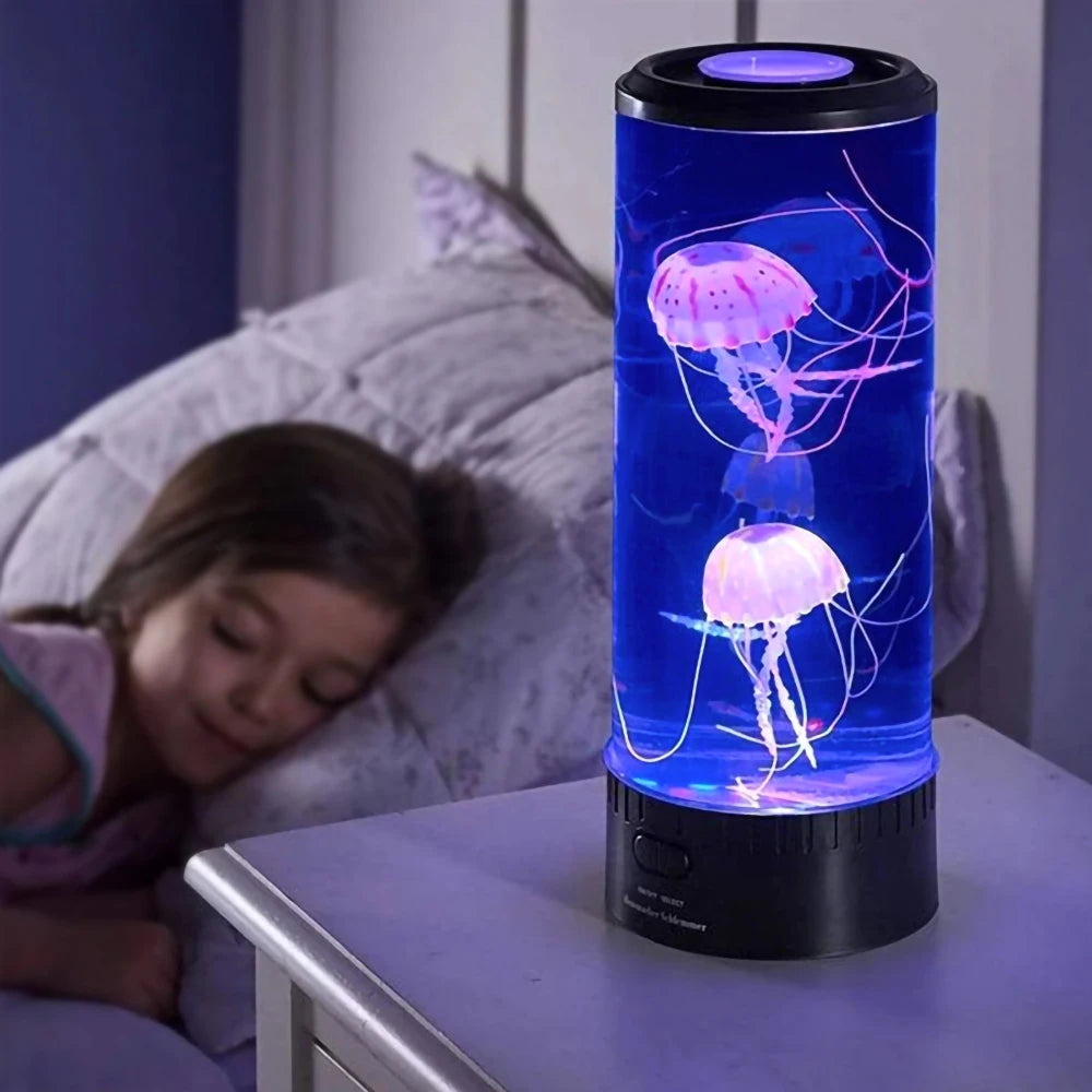 Zerivo - Magische Quallen-Lampe LED Nachtlicht mit Farbwechsel